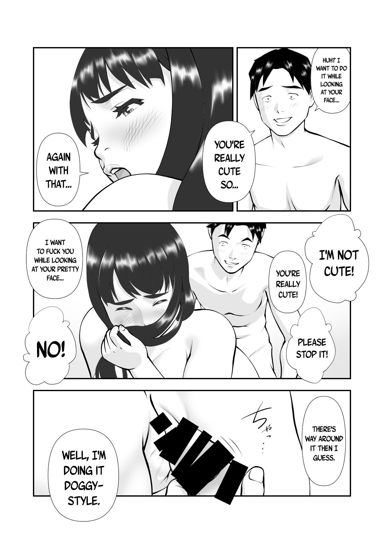 Hentai Manga Comic-My Plump Airheaded Neighbor Came Over To Use My Bath-Read-19